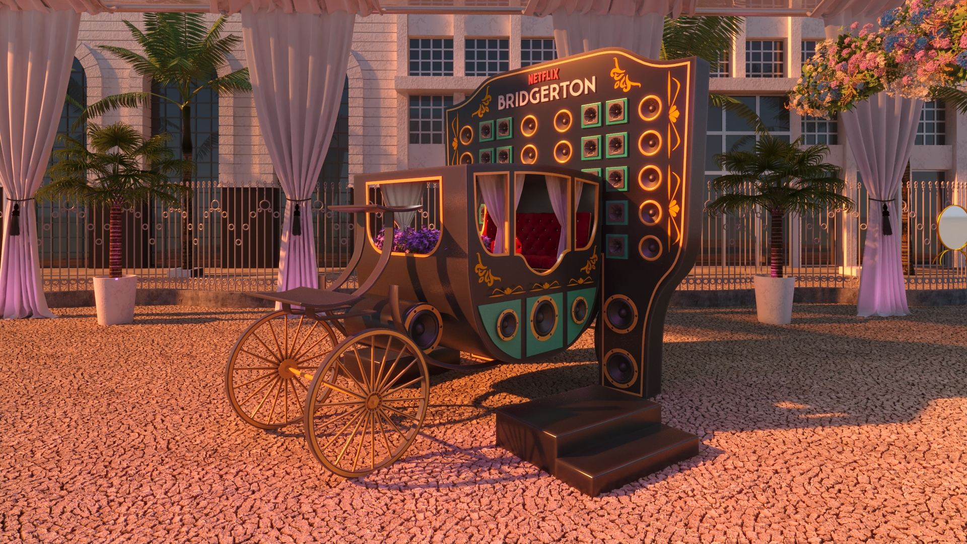 Netflix Bridgerton - Carruagem